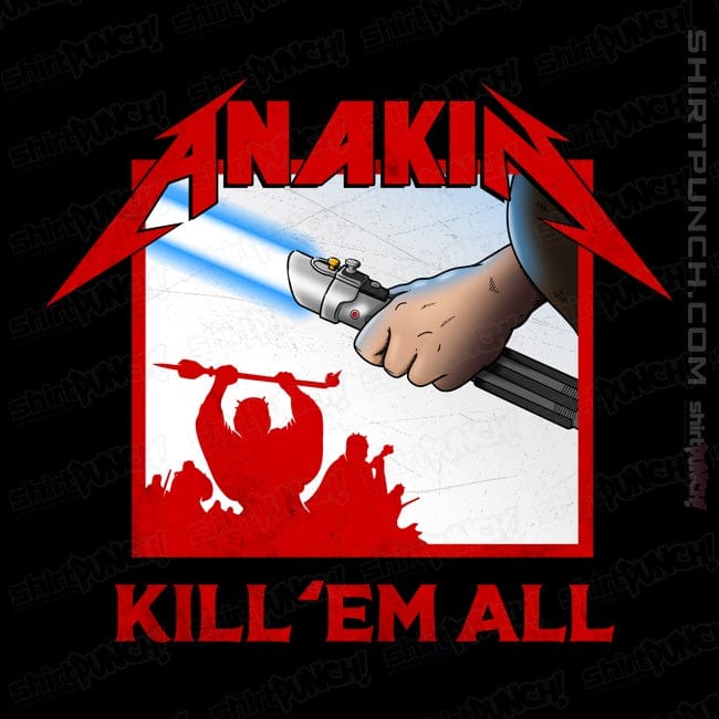 Secret_Shirts Magnets / 3"x3" / Black Anakin Metal