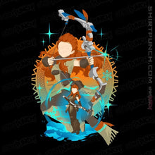 Load image into Gallery viewer, Shirts Magnets / 3&quot;x3&quot; / Black Savior From Another World Aloy
