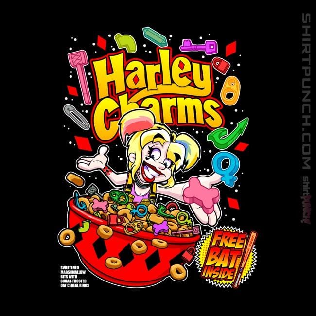 Shirts Magnets / 3"x3" / Black Harley Charms