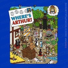 Load image into Gallery viewer, Daily_Deal_Shirts Magnets / 3&quot;x3&quot; / Royal Blue Where&#39;s Arthur
