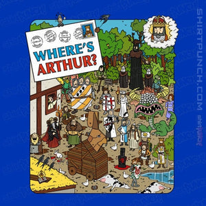 Daily_Deal_Shirts Magnets / 3"x3" / Royal Blue Where's Arthur