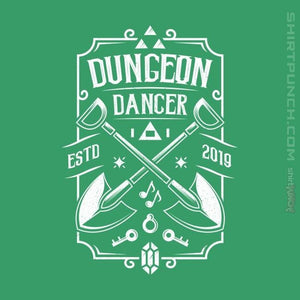 Shirts Magnets / 3"x3" / Irish Green Dungeon Dancer
