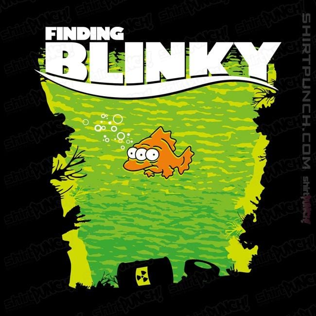 Shirts Magnets / 3"x3" / Black Finding Blinky