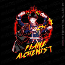 Load image into Gallery viewer, Shirts Magnets / 3&quot;x3&quot; / Black Flame Alchemist
