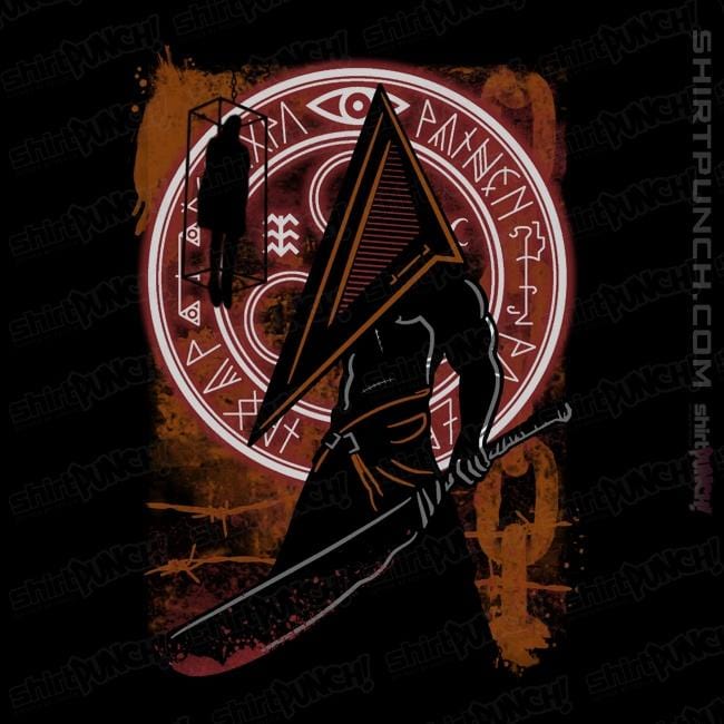 Secret_Shirts Magnets / 3"x3" / Black Silent Executioner