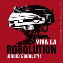 Load image into Gallery viewer, Shirts Magnets / 3&quot;x3&quot; / Red Viva La Robolution
