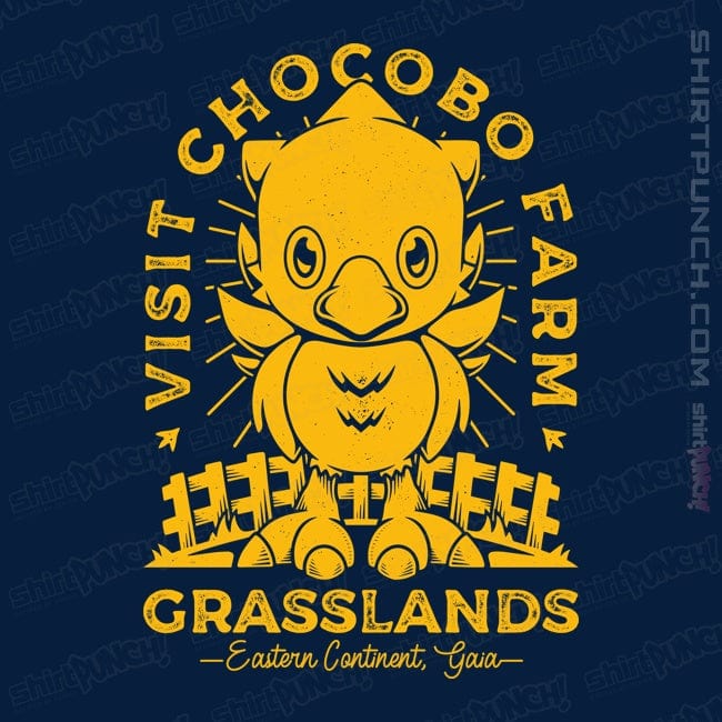 Shirts Magnets / 3"x3" / Navy Grasslands Area Farm