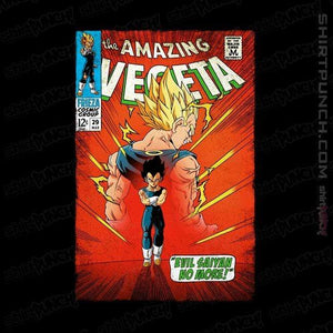 Shirts Magnets / 3"x3" / Black The Amazing Vegeta