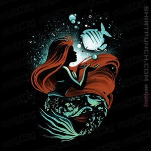 Daily_Deal_Shirts Magnets / 3"x3" / Black Song Of The Mermaid