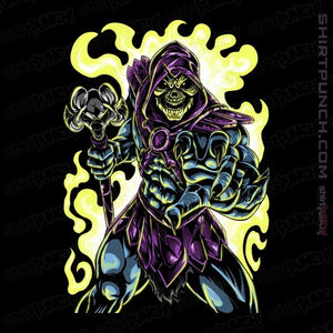 Daily_Deal_Shirts Magnets / 3"x3" / Black Skull King of Eternia