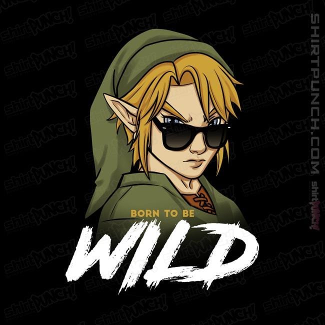Shirts Magnets / 3"x3" / Black Born to Be Wild