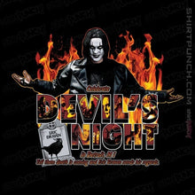 Load image into Gallery viewer, Daily_Deal_Shirts Magnets / 3&quot;x3&quot; / Black Devil&#39;s Night In Detroit
