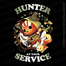 Load image into Gallery viewer, Daily_Deal_Shirts Magnets / 3&quot;x3&quot; / Black Hunter At Your Service
