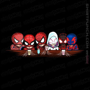 Daily_Deal_Shirts Magnets / 3"x3" / Black Spider Friends