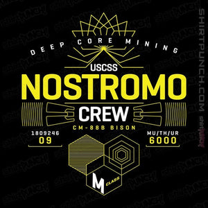 Shirts Magnets / 3"x3" / Black USCSS Nostromo Crew