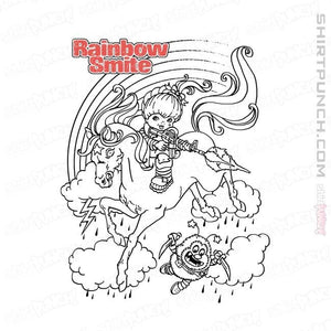Secret_Shirts Magnets / 3"x3" / White Rainbow Smite