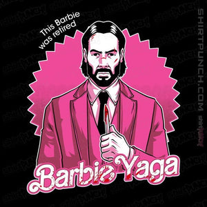 Daily_Deal_Shirts Magnets / 3"x3" / Black Barbie Yaga