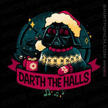 Load image into Gallery viewer, Daily_Deal_Shirts Magnets / 3&quot;x3&quot; / Black Darth The Halls
