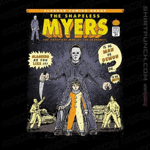 Secret_Shirts Magnets / 3"x3" / Black Shapeless Myers