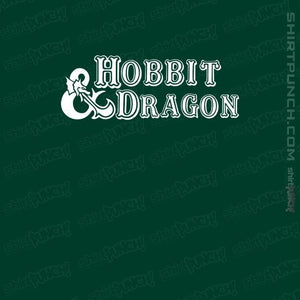Secret_Shirts Magnets / 3"x3" / Forest Hobbit And Dragon