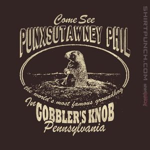 Shirts Magnets / 3"x3" / Dark Chocolate Gobbler's Knob