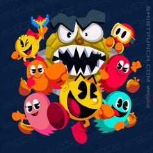 Load image into Gallery viewer, Secret_Shirts Magnets / 3&quot;x3&quot; / Navy Pac-Man World

