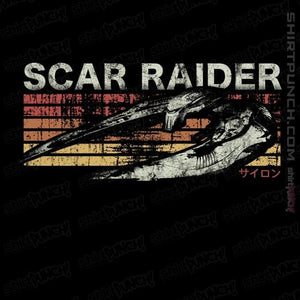 Shirts Magnets / 3"x3" / Black Scar Raider