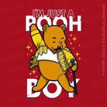 Load image into Gallery viewer, Shirts Magnets / 3&quot;x3&quot; / Red I&#39;m Just A Pooh Boy
