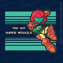 Load image into Gallery viewer, Daily_Deal_Shirts Magnets / 3&quot;x3&quot; / Navy Mega Missile!
