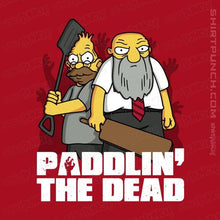 Load image into Gallery viewer, Shirts Magnets / 3&quot;x3&quot; / Red Paddlin&#39; The Dead
