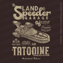 Load image into Gallery viewer, Daily_Deal_Shirts Magnets / 3&quot;x3&quot; / Dark Chocolate Land Speeder Garage
