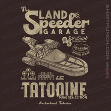 Load image into Gallery viewer, Daily_Deal_Shirts Magnets / 3&quot;x3&quot; / Dark Chocolate Land Speeder Garage
