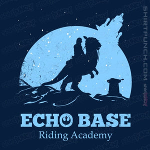 Daily_Deal_Shirts Magnets / 3"x3" / Navy Echo Base Riding Academy