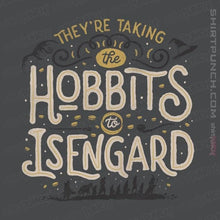 Load image into Gallery viewer, Shirts Magnets / 3&quot;x3&quot; / Charcoal Taking The Hobbits To Isengard
