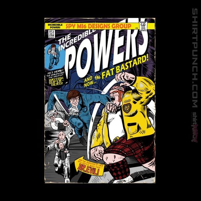 Shirts Magnets / 3"x3" / Black The Incredible Powers