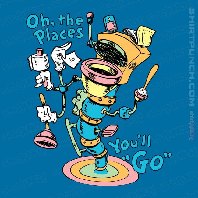Secret_Shirts Magnets / 3"x3" / Sapphire Oh The Places