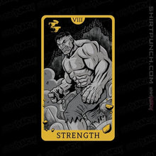 Load image into Gallery viewer, Shirts Magnets / 3&quot;x3&quot; / Black Tarot Strength
