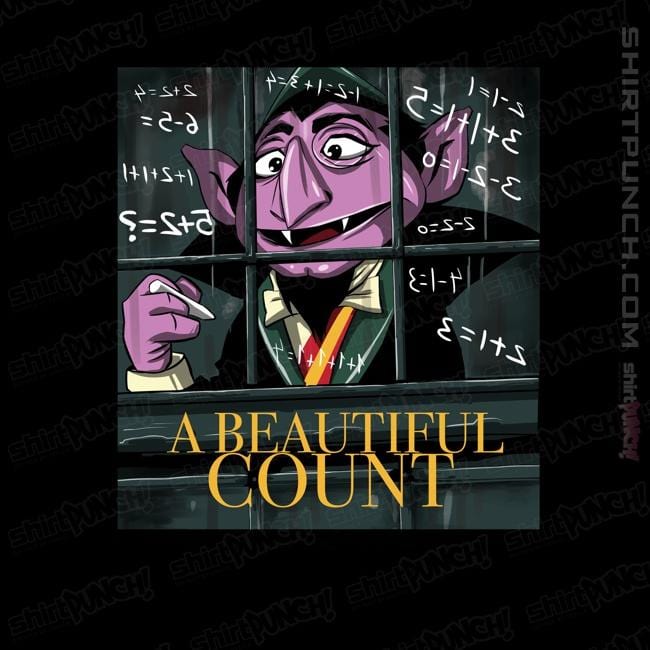 Shirts Magnets / 3"x3" / Black A Beautiful Count