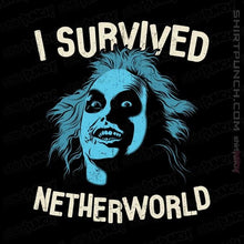 Load image into Gallery viewer, Shirts Magnets / 3&quot;x3&quot; / Black Netherworld Survivor
