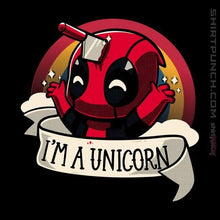 Load image into Gallery viewer, Shirts Magnets / 3&quot;x3&quot; / Black I&#39;m A Unicorn
