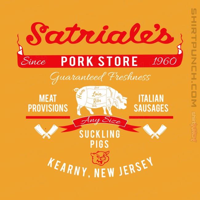 Secret_Shirts Magnets / 3"x3" / Gold Satriales Pork Market