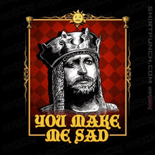 Load image into Gallery viewer, Daily_Deal_Shirts Magnets / 3&quot;x3&quot; / Black You Make Me Sad
