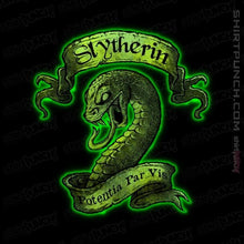Load image into Gallery viewer, Shirts Magnets / 3&quot;x3&quot; / Black Slytherin

