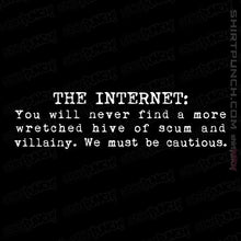 Load image into Gallery viewer, Secret_Shirts Magnets / 3&quot;x3&quot; / Black The Internet
