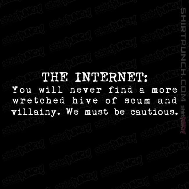 Secret_Shirts Magnets / 3"x3" / Black The Internet