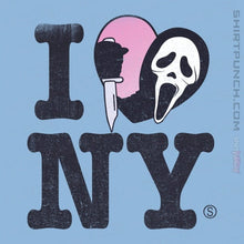 Load image into Gallery viewer, Daily_Deal_Shirts Magnets / 3&quot;x3&quot; / Powder Blue Ghostface Loves NY
