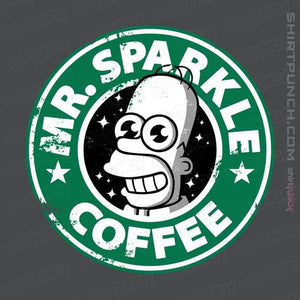 Shirts Magnets / 3"x3" / Charcoal Mr. Sparkle Coffee