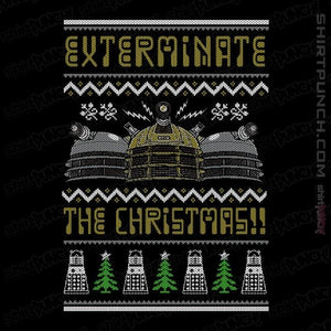 Shirts Magnets / 3"x3" / Black Dalek Xmas