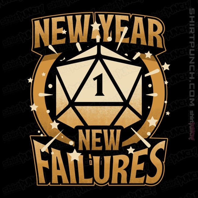 Secret_Shirts Magnets / 3"x3" / Black New Year More Failures