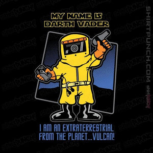 Shirts Magnets / 3"x3" / Black Vulcan Vader